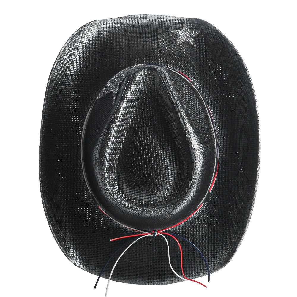 Black Glitter Star